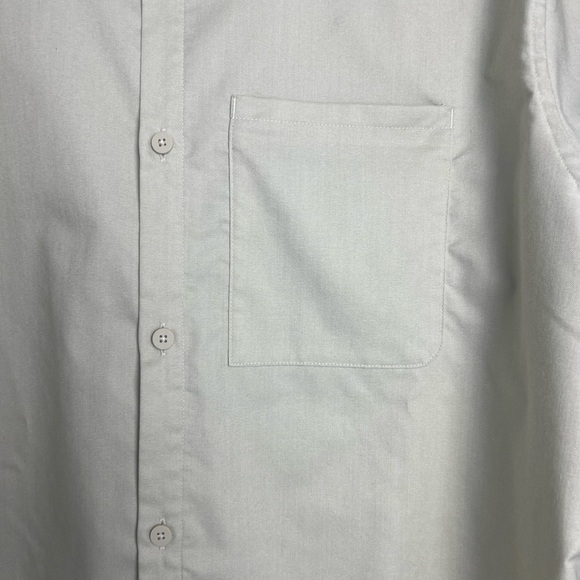 Lululemon Men's Beige Commission Long Sleeve Oxford Shirt Size XXL - Picture 3 of 8